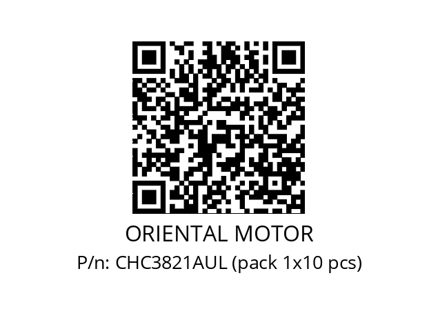   ORIENTAL MOTOR CHC3821AUL (pack 1x10 pcs)