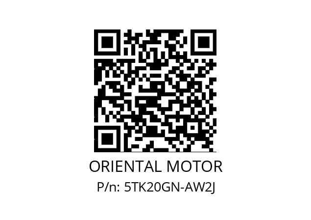   ORIENTAL MOTOR 5TK20GN-AW2J