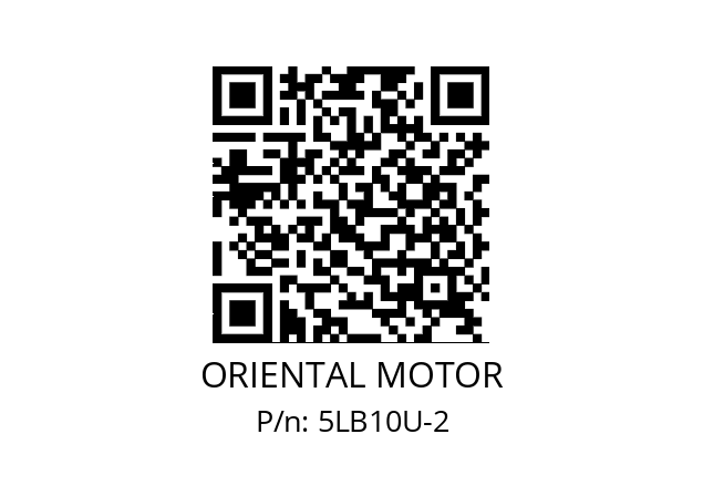   ORIENTAL MOTOR 5LB10U-2