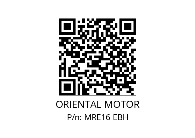   ORIENTAL MOTOR MRE16-EBH