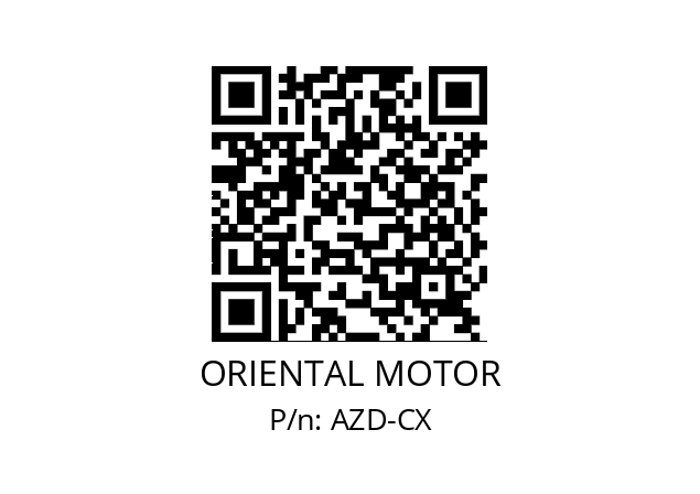   ORIENTAL MOTOR AZD-CX