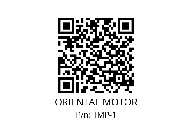   ORIENTAL MOTOR TMP-1