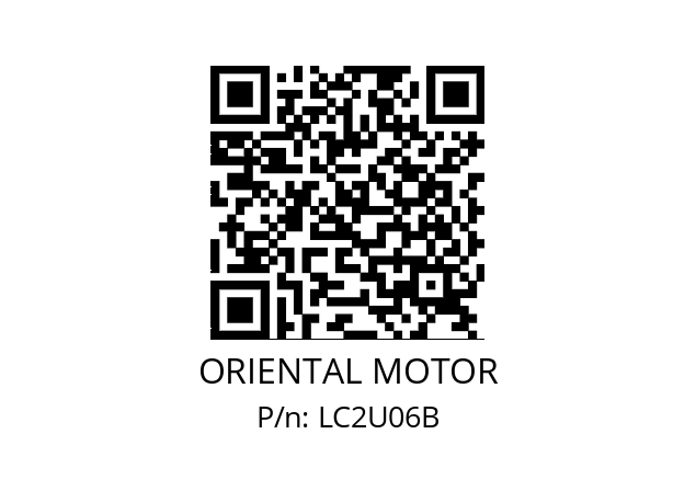   ORIENTAL MOTOR LC2U06B