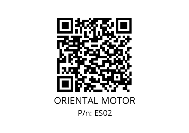   ORIENTAL MOTOR ES02