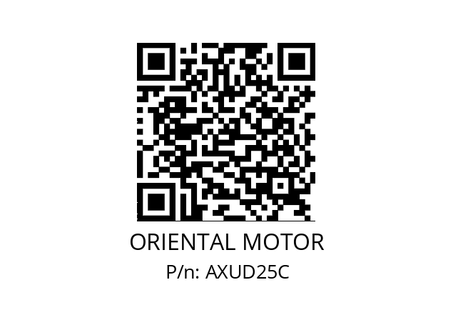   ORIENTAL MOTOR AXUD25C