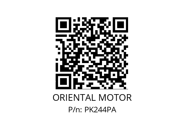   ORIENTAL MOTOR PK244PA