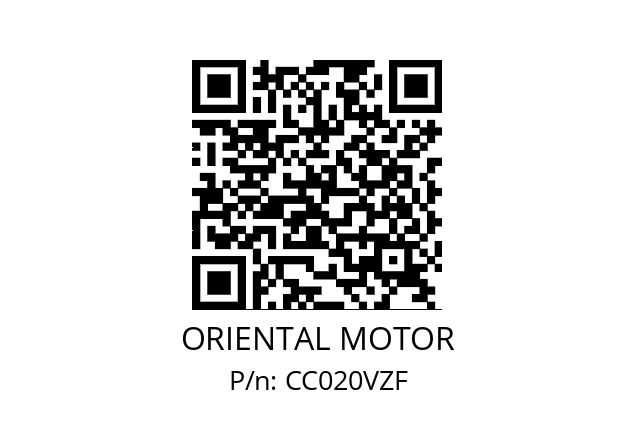   ORIENTAL MOTOR CC020VZF