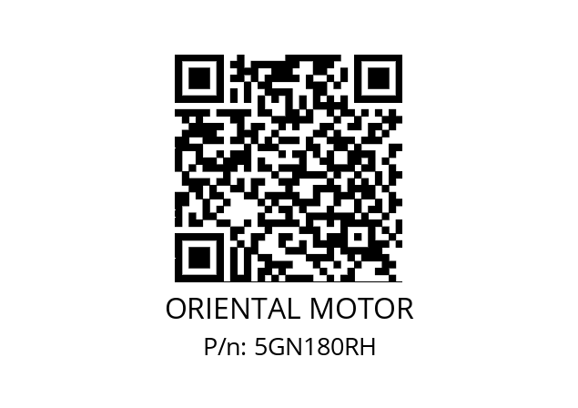   ORIENTAL MOTOR 5GN180RH