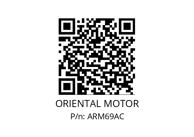   ORIENTAL MOTOR ARM69AC