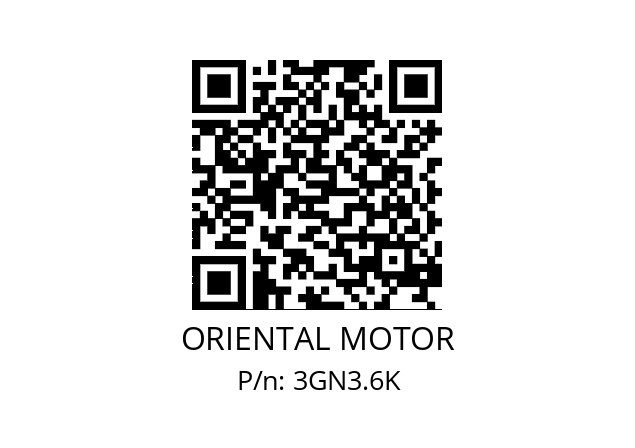   ORIENTAL MOTOR 3GN3.6K