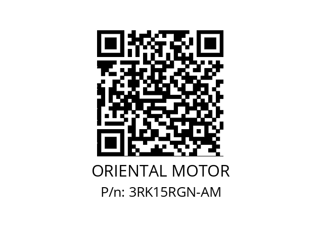   ORIENTAL MOTOR 3RK15RGN-AM