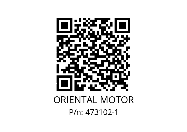   ORIENTAL MOTOR 473102-1