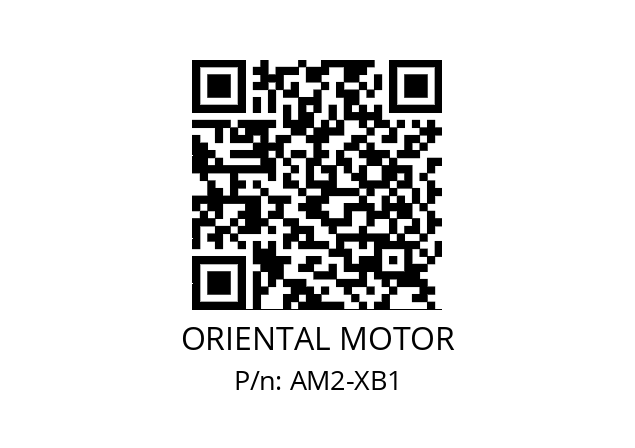   ORIENTAL MOTOR AM2-XB1