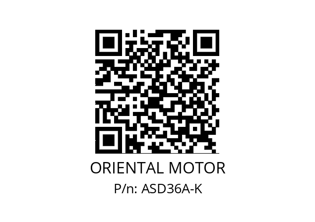   ORIENTAL MOTOR ASD36A-K