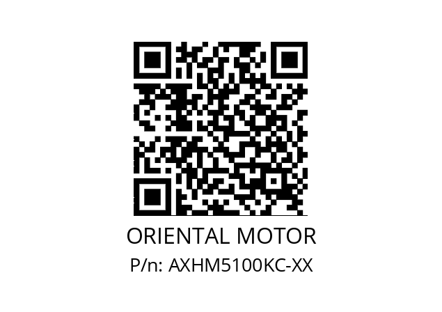   ORIENTAL MOTOR AXHM5100KC-XX