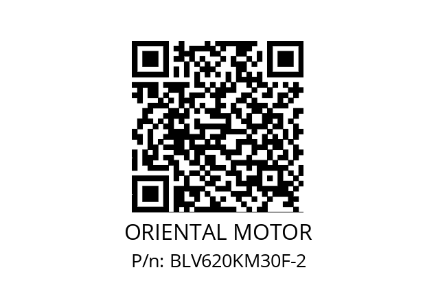   ORIENTAL MOTOR BLV620KM30F-2