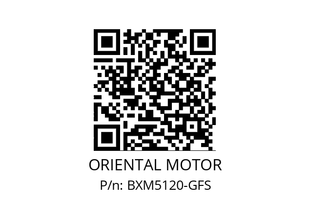   ORIENTAL MOTOR BXM5120-GFS