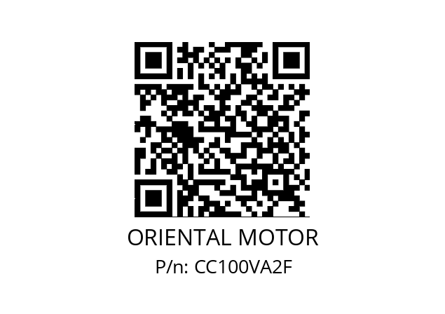   ORIENTAL MOTOR CC100VA2F