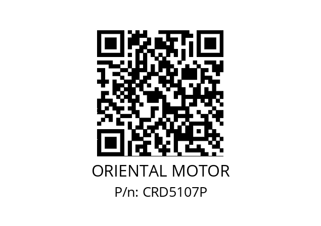   ORIENTAL MOTOR CRD5107P