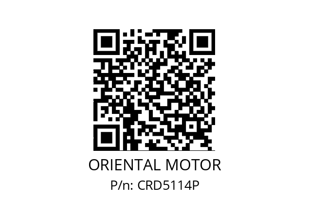   ORIENTAL MOTOR CRD5114P