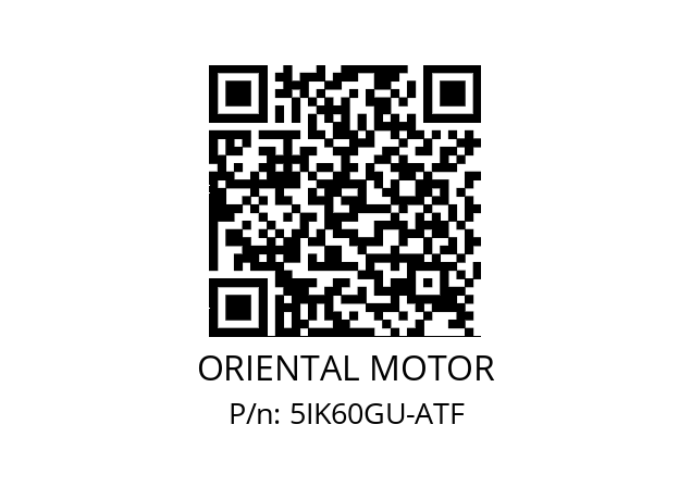   ORIENTAL MOTOR 5IK60GU-ATF