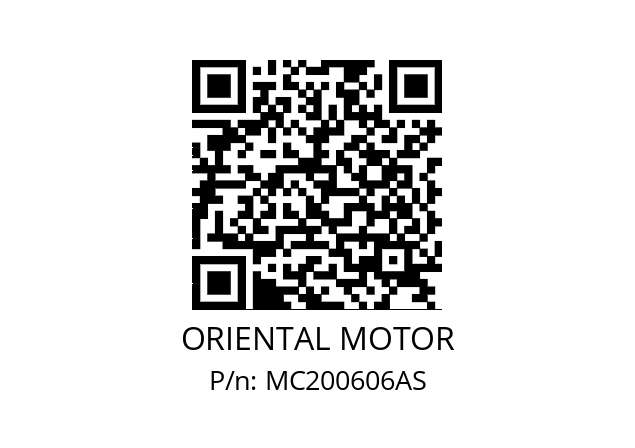   ORIENTAL MOTOR MC200606AS