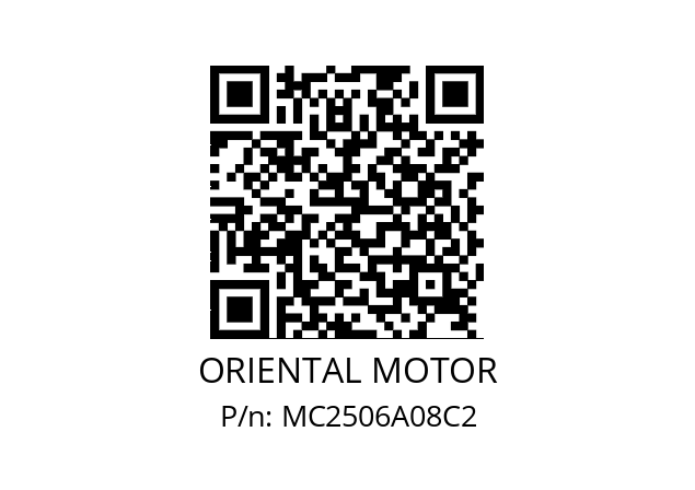   ORIENTAL MOTOR MC2506A08C2