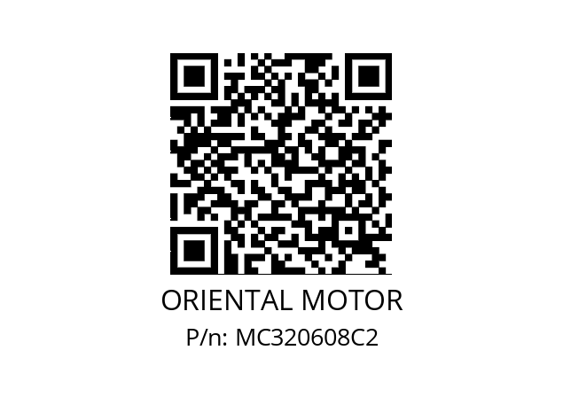   ORIENTAL MOTOR MC320608C2