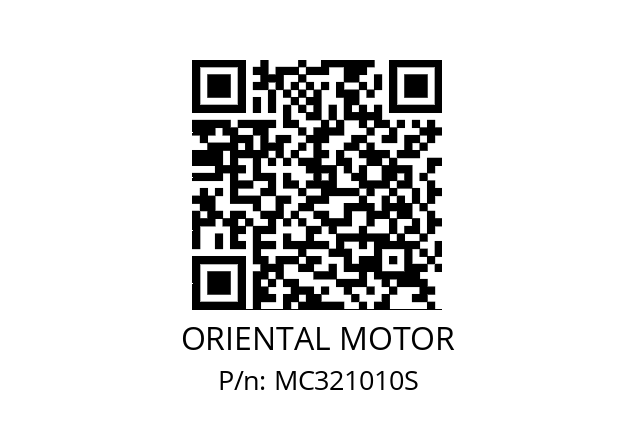   ORIENTAL MOTOR MC321010S