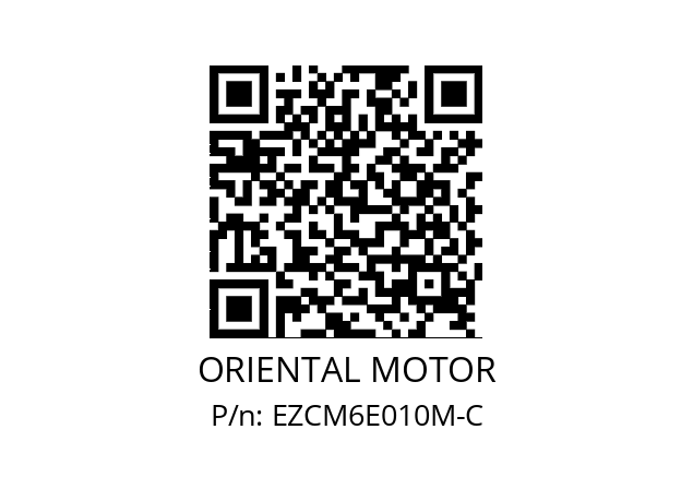   ORIENTAL MOTOR EZCM6E010M-C