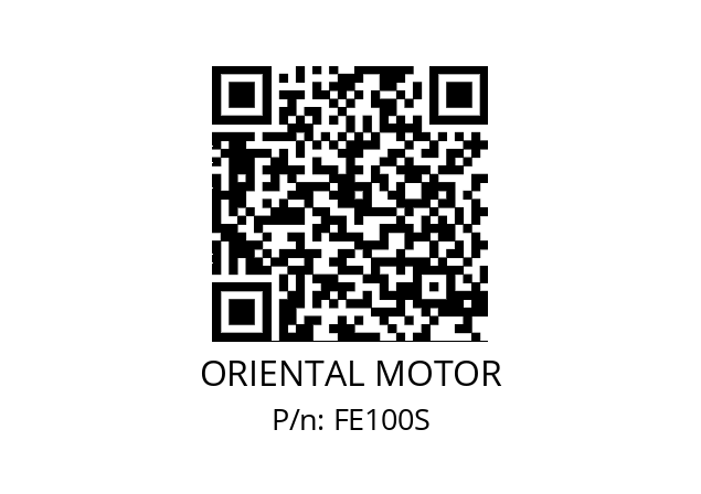   ORIENTAL MOTOR FE100S