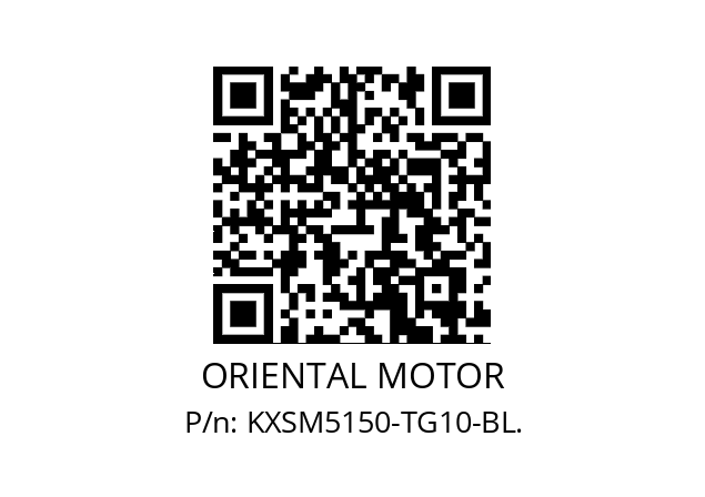   ORIENTAL MOTOR KXSM5150-TG10-BL.