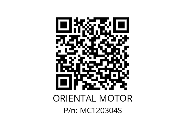   ORIENTAL MOTOR MC120304S