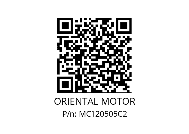   ORIENTAL MOTOR MC120505C2