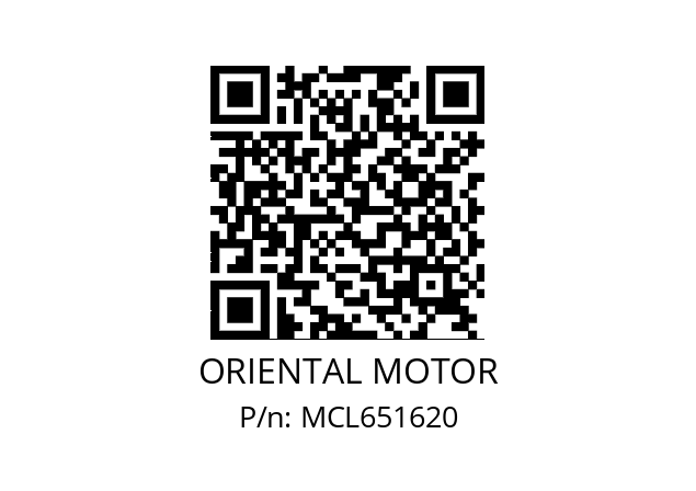   ORIENTAL MOTOR MCL651620