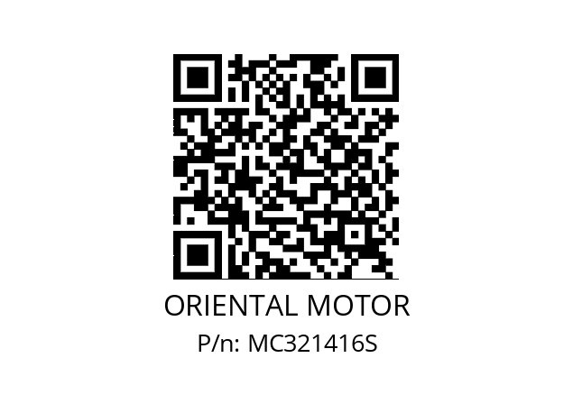   ORIENTAL MOTOR MC321416S