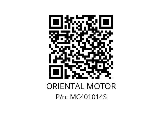   ORIENTAL MOTOR MC401014S