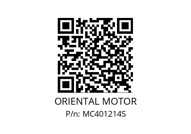   ORIENTAL MOTOR MC401214S