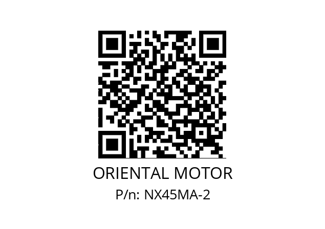   ORIENTAL MOTOR NX45MA-2