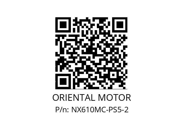   ORIENTAL MOTOR NX610MC-PS5-2