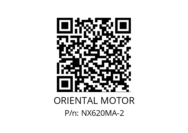   ORIENTAL MOTOR NX620MA-2