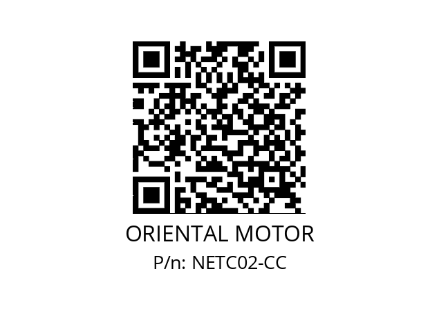   ORIENTAL MOTOR NETC02-CC