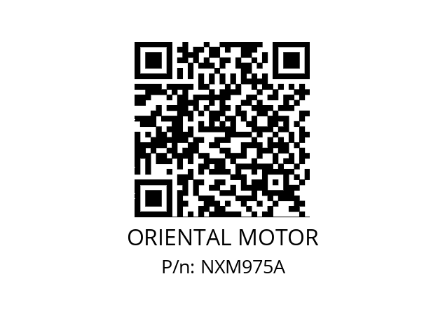   ORIENTAL MOTOR NXM975A