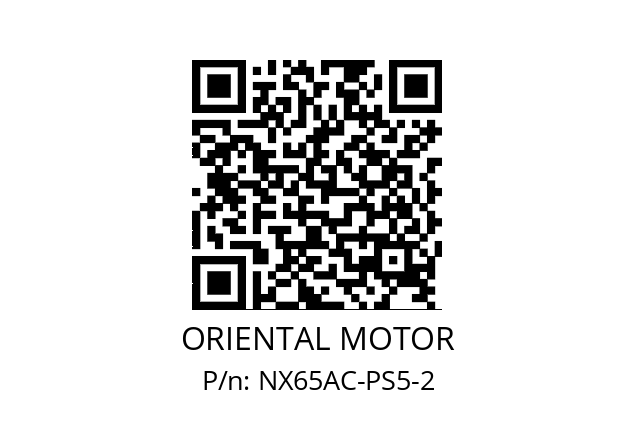   ORIENTAL MOTOR NX65AC-PS5-2