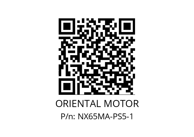   ORIENTAL MOTOR NX65MA-PS5-1