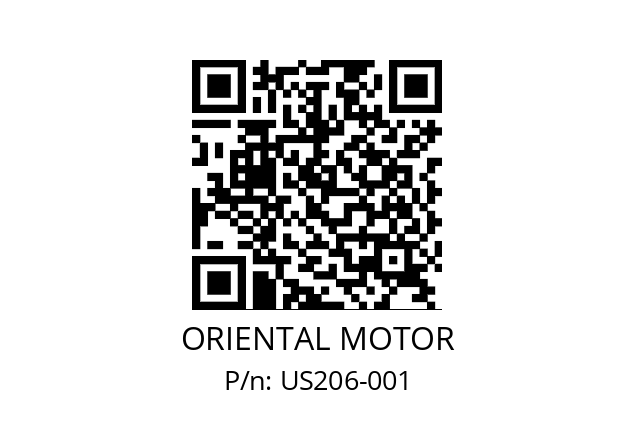   ORIENTAL MOTOR US206-001