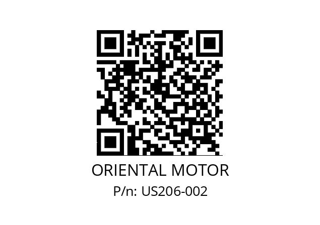   ORIENTAL MOTOR US206-002