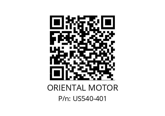   ORIENTAL MOTOR US540-401