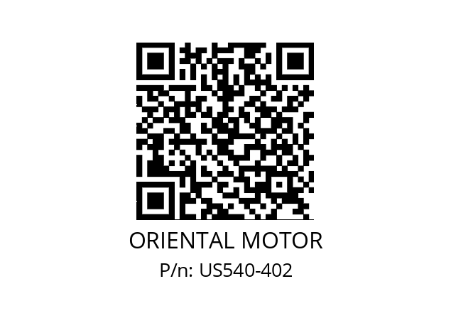   ORIENTAL MOTOR US540-402