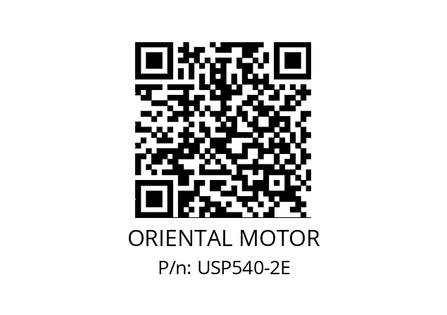   ORIENTAL MOTOR USP540-2E